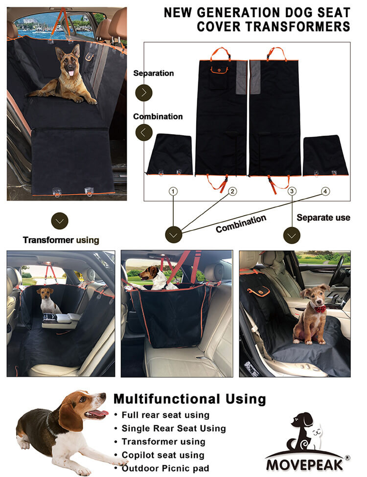 Großhandel Haustiere liefert Hund Autositz Abdeckung 7