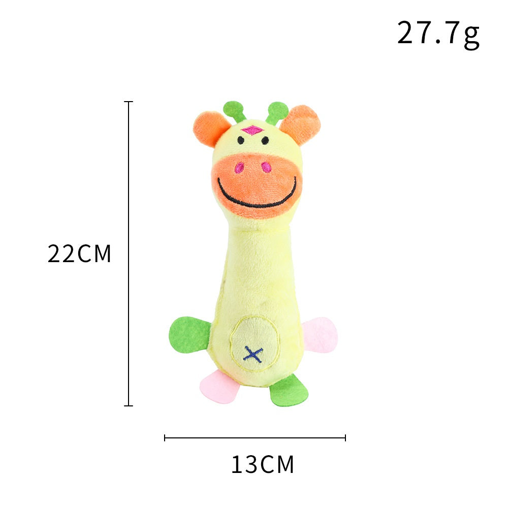 Squeaky Plush Dog Toy Soft Durable Interactive 11