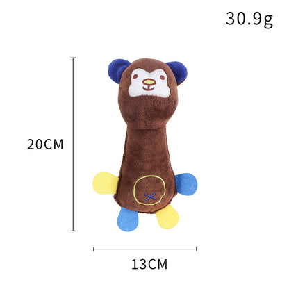 Squeaky Plush Dog Toy Soft Durable Interactive 31