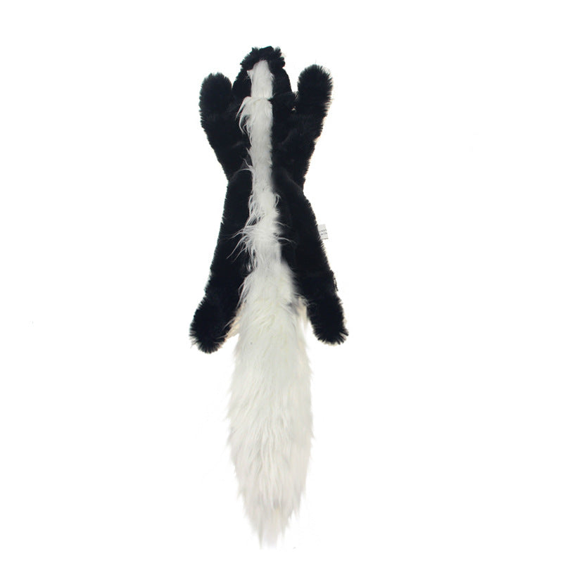 Plush Dog Toy Squeaky Animal with 2 Squeakers Soft Lightweight 8