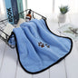 Quick Drying Microfiber Dog Bathrobe Absorbent Size 70x140cm 3