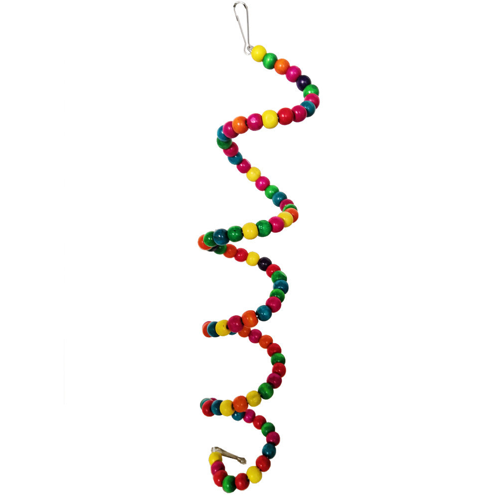 Wooden Parrot Chew Toy Hanging Set 7 Pack 5