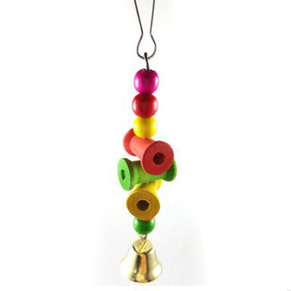 Wooden Parrot Chew Toy Hanging Set 7 Pack 2