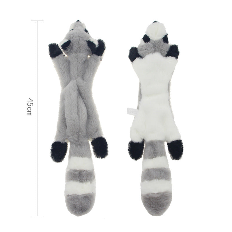 Plush Dog Toy Squeaky Animal with 2 Squeakers Soft Lightweight 2
