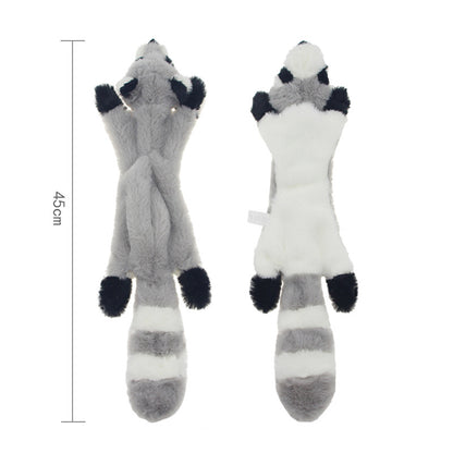Plush Dog Toy Squeaky Animal with 2 Squeakers Soft Lightweight 2