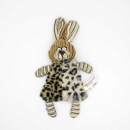 Corduroy Animal Plush Dog Toy Soft Velvet Plush Rabbit and Horse 5