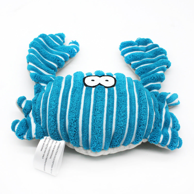 Crab Plush Dog Toy Soft Interactive Chew Toy 2