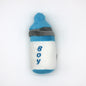 Bottle Plush Dog Toy Soft Chew Squeaky 14x6cm 3