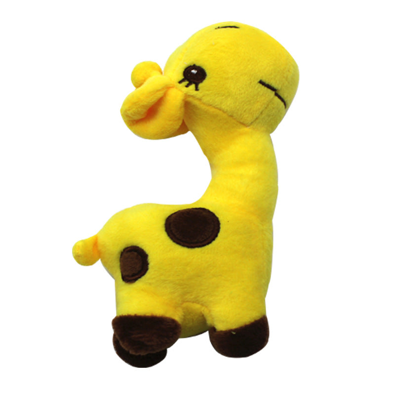 Plush Deer Dog Toy Soft Lightweight Squeaky 4