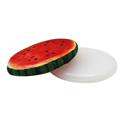 Super Soft Watermelon Dog Frisbee Fetch Toy 15x15cm 2
