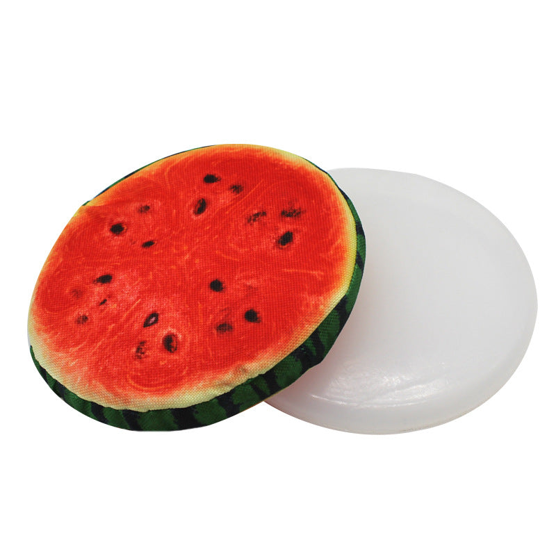 Super Soft Watermelon Dog Frisbee Fetch Toy 15x15cm 3
