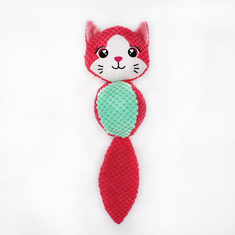 Plush Squeaky Dog Chew Toy Soft Durable 35 x 11 CM 3
