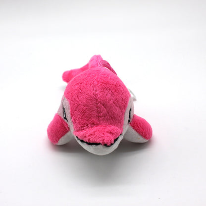 Dolphin Plush Dog Toy Soft Squeaky Interactive 4