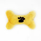 Plush Dog Toy Bone Shape Soft Pvvelvet Material 18x12cm 4
