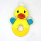 Plush Dog Teether Toy Soft Chew Squeaky Pet Toy 3