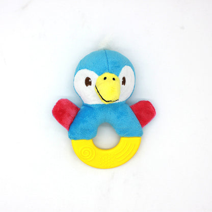 Plush Dog Teether Toy Soft Chew Squeaky Pet Toy 2