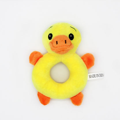 Plush Little Duck Dog Toy Soft Squeaky 15x12cm 2