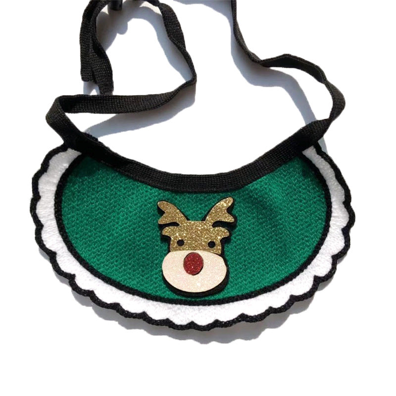 Wool Dog Bandana Christmas Cute Festive Pet Scarf 14