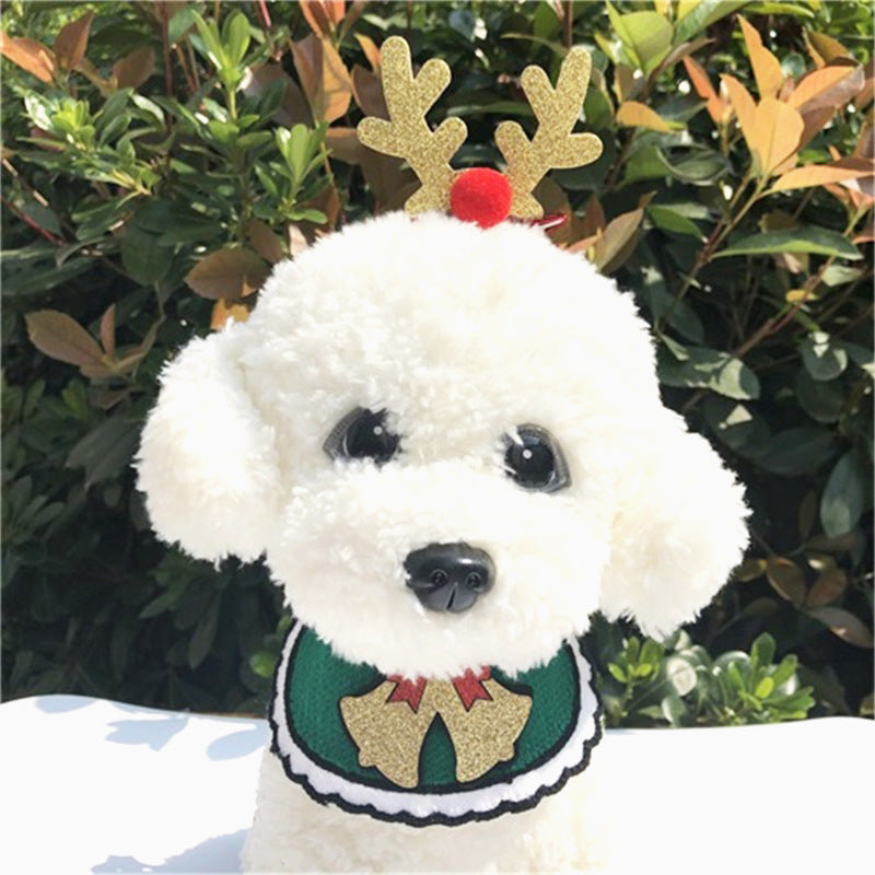 Wool Dog Bandana Christmas Cute Festive Pet Scarf 2