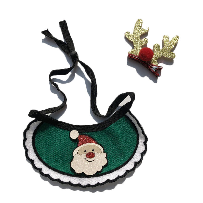 Wool Dog Bandana Christmas Cute Festive Pet Scarf 6