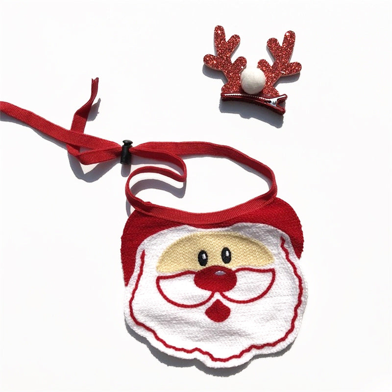 Wool Dog Bandana Christmas Cute Festive Pet Scarf 5