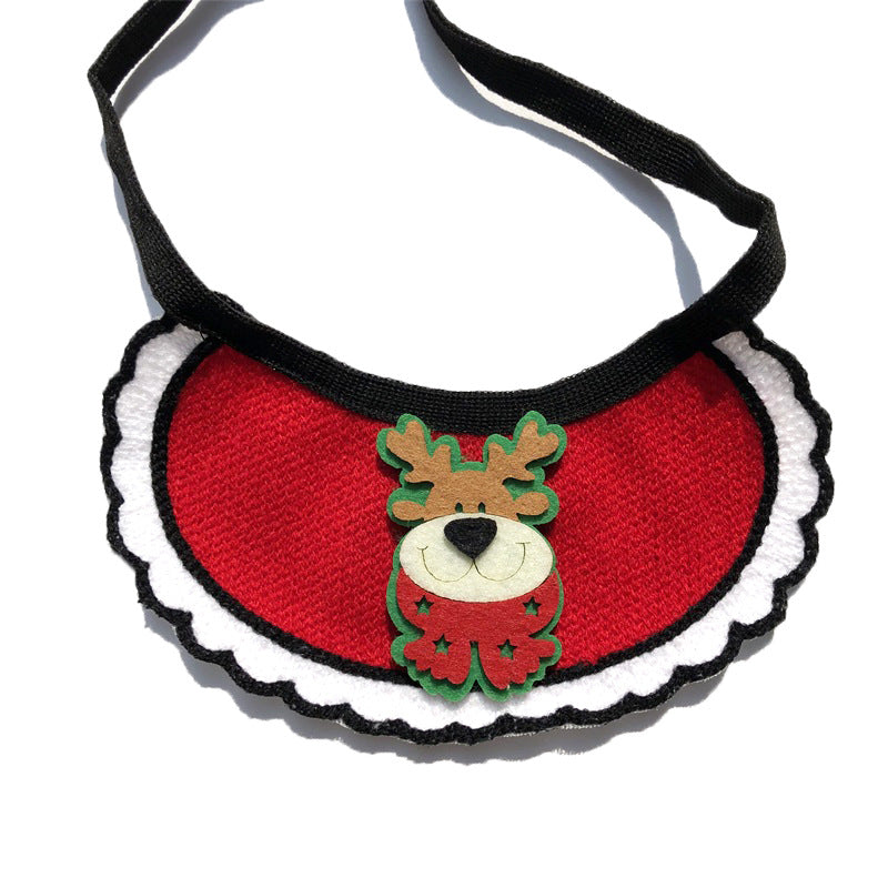 Wool Dog Bandana Christmas Cute Festive Pet Scarf 17