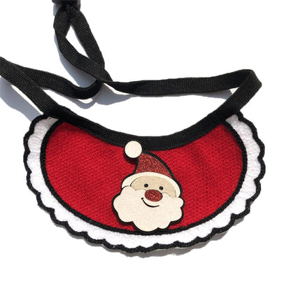 Wool Dog Bandana Christmas Cute Festive Pet Scarf 7