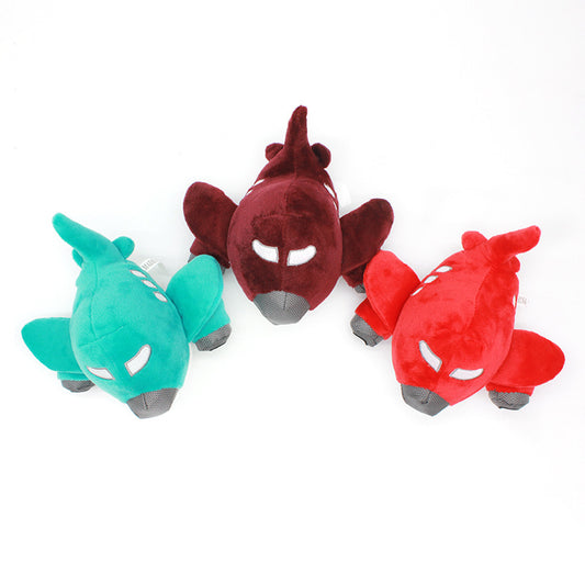 Aircraft Plush Dog Toy Soft Super Lightweight 20x20x10cm