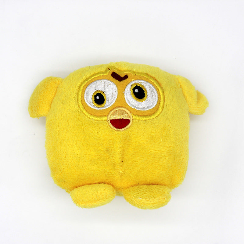 Plush Dog Toy Owl Squeaky Soft Interactive 9x11cm 3