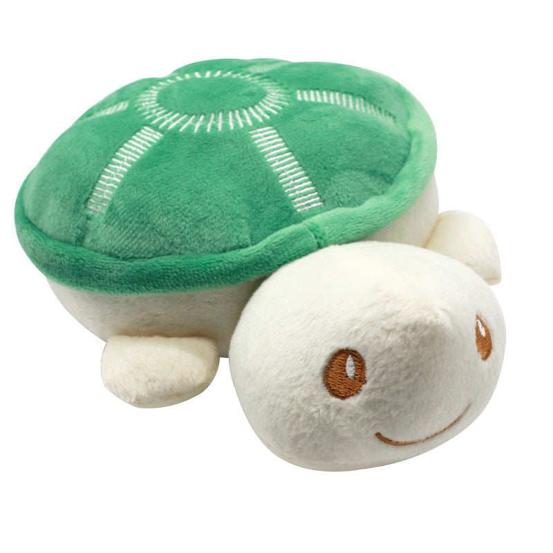 Plush Turtle Dog Toy Soft Interactive Stuffed Animal