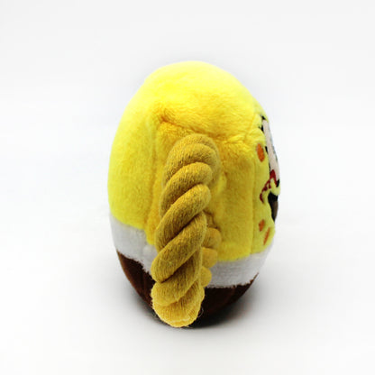 SpongeBob Plush Dog Rope Toy Soft Interactive Chew 2