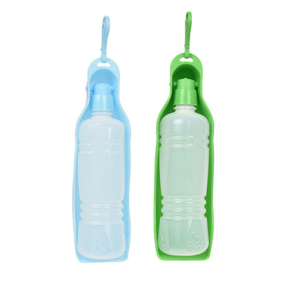 Outdoor Dog Water Bottle Portable ABS Plastic Feeder 500ml 3