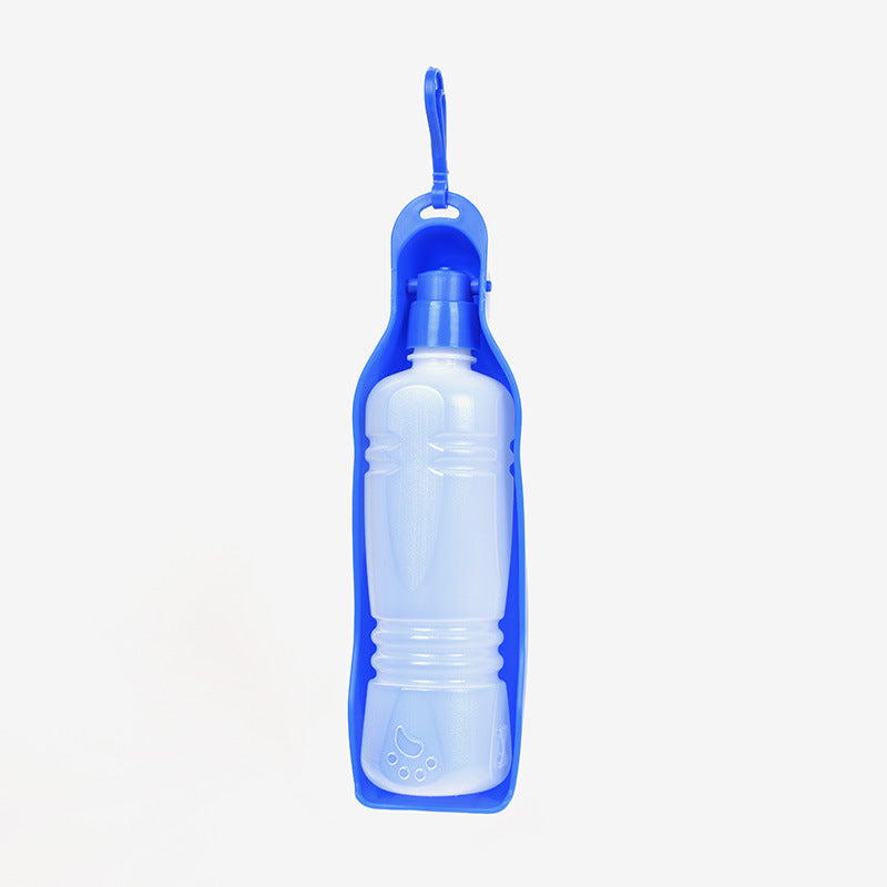 Outdoor Dog Water Bottle Portable ABS Plastic Feeder 500ml 4