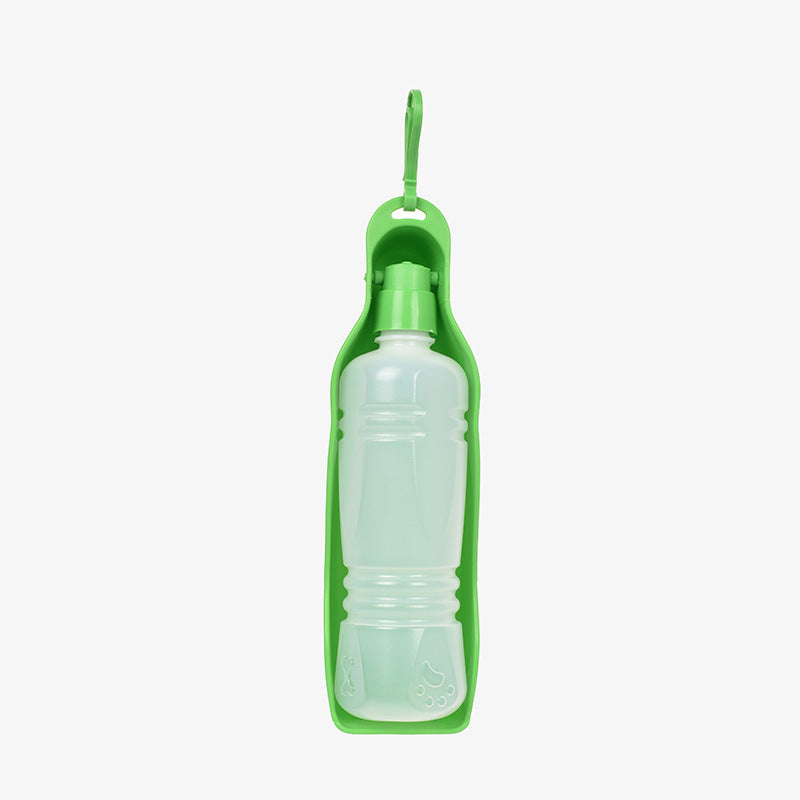 Outdoor Dog Water Bottle Portable ABS Plastic Feeder 500ml 6