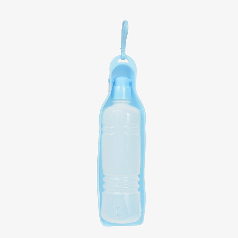 Outdoor Dog Water Bottle Portable ABS Plastic Feeder 500ml 7