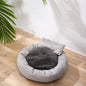 Warm Plush Dog Bed Round Nest with Pillow for Small Medium Dogs 2