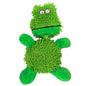 Plush Frog Dog Toy Microfiber Cotton String 22x12CM 4