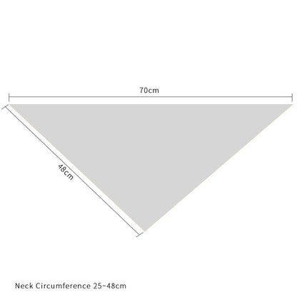 White Polyester Dog Bandana Valentine S Day Design 2