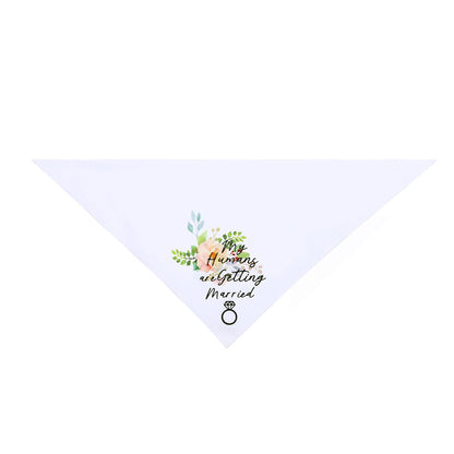 White Polyester Dog Bandana Valentine S Day Design 3