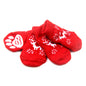 Cotton Dog Warm Socks Christmas Holiday 4 Pack Set 6