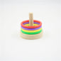 Pine Plastic Parrot Training Ring Stacking Toy for Parrots 4