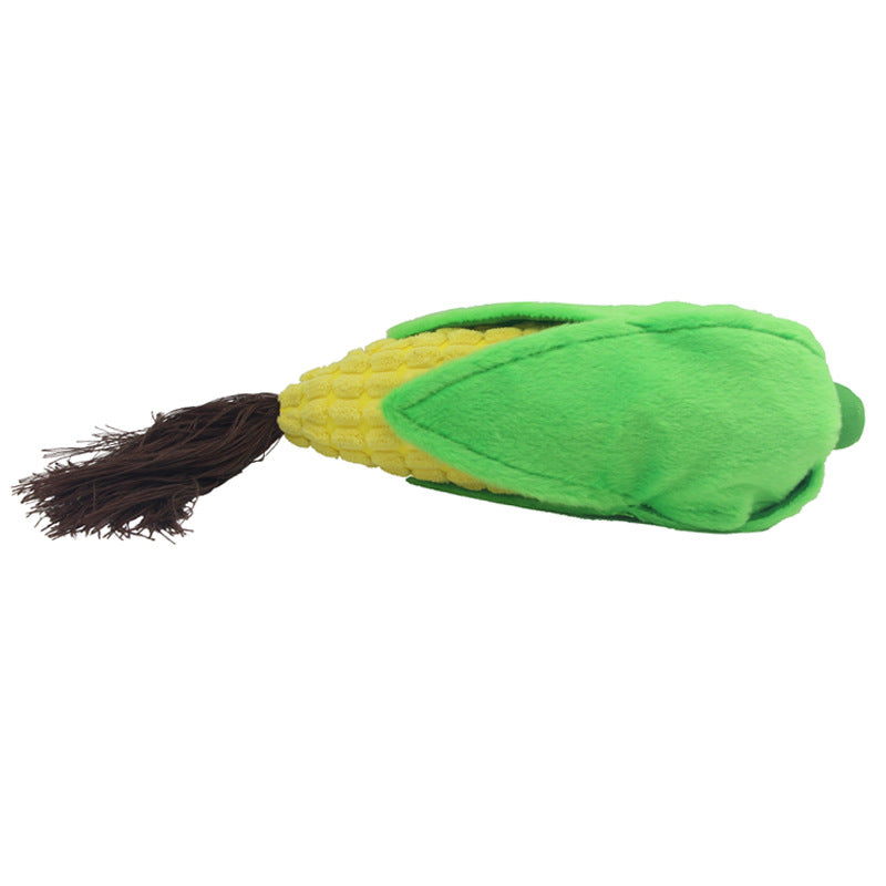 Plush Dog Toy Squeaky Fruit and Vegetable Shapes 4