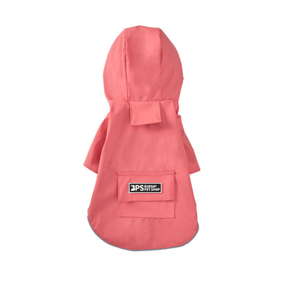 Waterproof Hooded Cat Raincoat PU Material Multiple Sizes 7