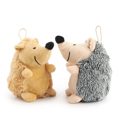Hedgehog Plush Dog Toy Squeaky Sound Toy 2