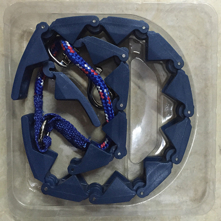 Adjustable ABS Dog Training Collar with Traction Rope 2