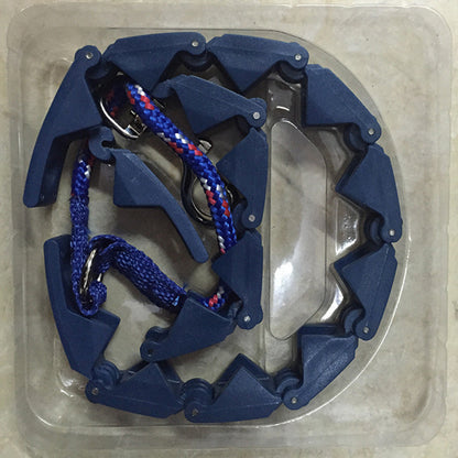 Adjustable ABS Dog Training Collar with Traction Rope 2