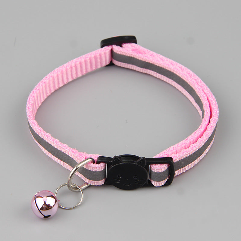 Wholesale Reflective Cat Collar Cat Head With Bell