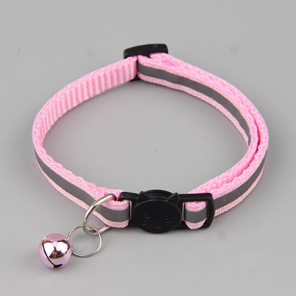 Wholesale Reflective Cat Collar Cat Head With Bell