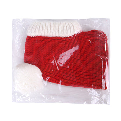 Wool Cat Headgear Christmas Warm Knit Hat for Cats S M L 3