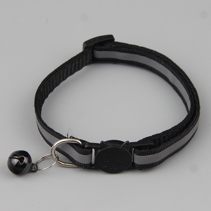 Wholesale Reflective Cat Collar Cat Head With Bell